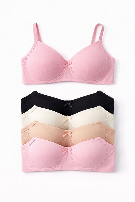 Bee Dee Padded T-Shirt Bra – Everyday Smooth Comfort (FREE SIZE)