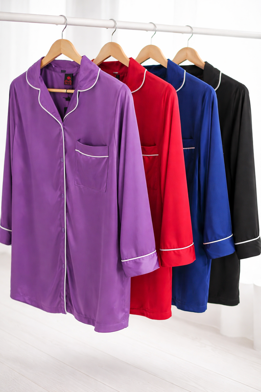 Silk PJ Set – Luxury Comfort for Night &amp; Lounge Wear